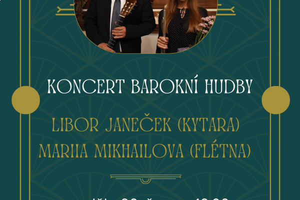 KPH: Libor Janeček (kytara), Mariia Mikhailova (flétna)