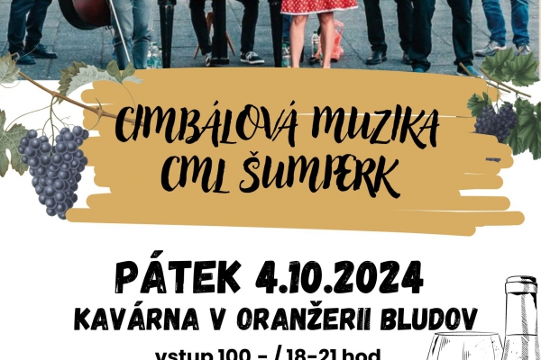 Cimbálová muzika CML Šumperk s ochutnávkou burčáku 