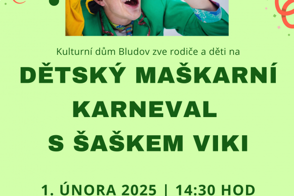 Karneval pro děti – šašek Viki 