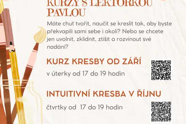 Výtvarný kurz s lektorkou Pavlou