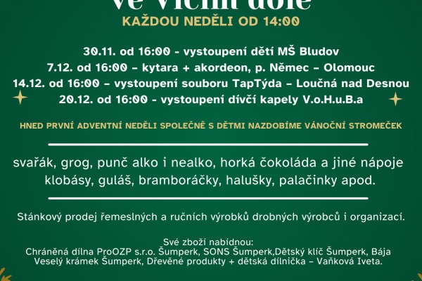 Adventní neděle ve Vlčím dole