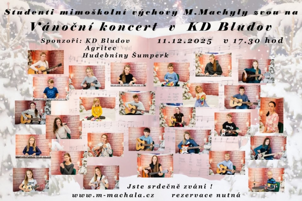 Vánoční koncert (Hudební škola Machala)