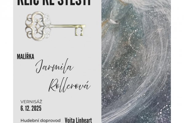 Vernisáž výstavy Klíč ke štěstí – Jarmila Rollerová 
