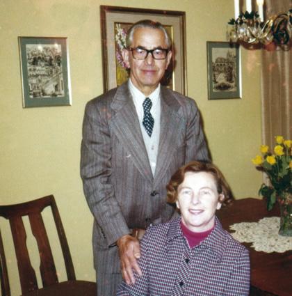 Karel Hlásný s manželkou Evou. Kalifornie, Monterey v 70. letech minulého století. 