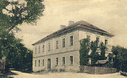 Obr. č. 4 – Bludovská škola na počátku 20. století.