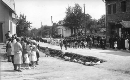 Slavnostní průvod sokolů roku 1930 (1.). 
